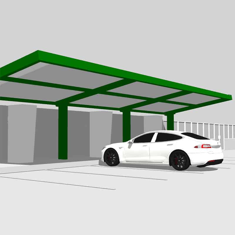 Keston Forecourt Cantilever Canopy - Clovis Canopies